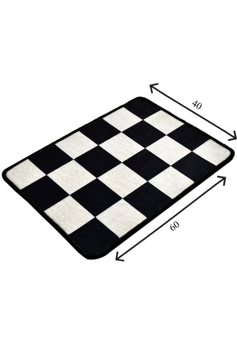 Mijölnir Alfombrilla de Baño 100% Poliéster Antideslizante Antialérgica y Fácil de Limpiar 40 x 60 cm
